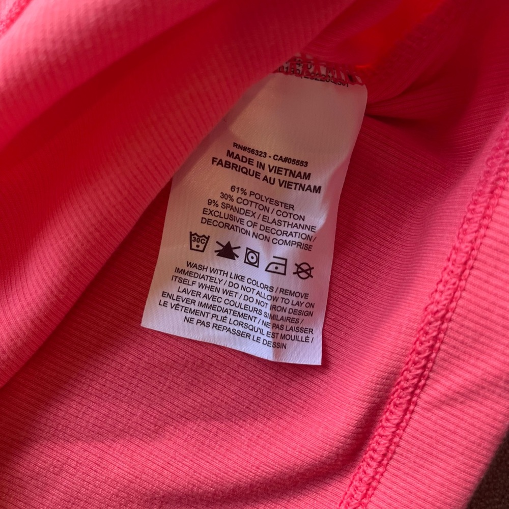 NWT Nike Jordan Ribbed Crop Polo Pink Tight Fit Small - Picture 4 of 5